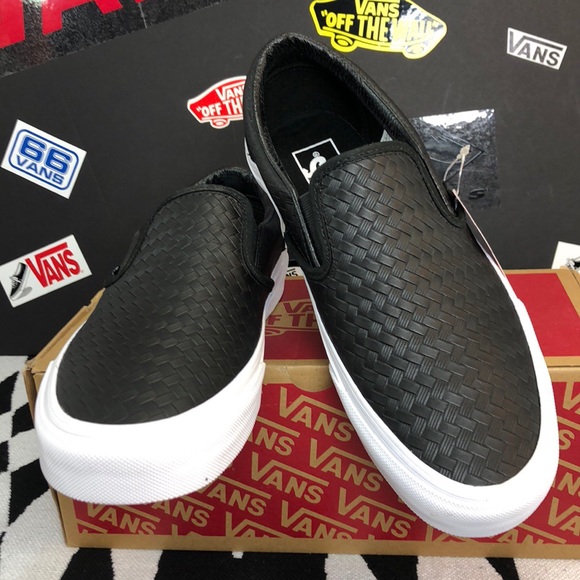 vans weave slip on